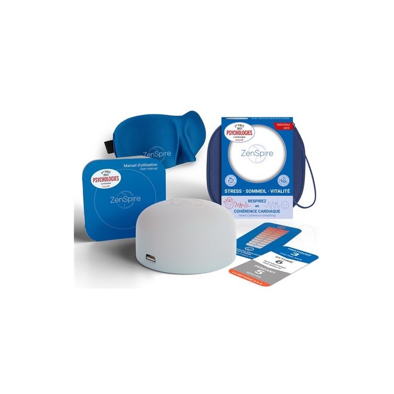 Zenspire+ dispositif de cohérence cardiaque pour gestion du stress utilisé par Léon Marchand